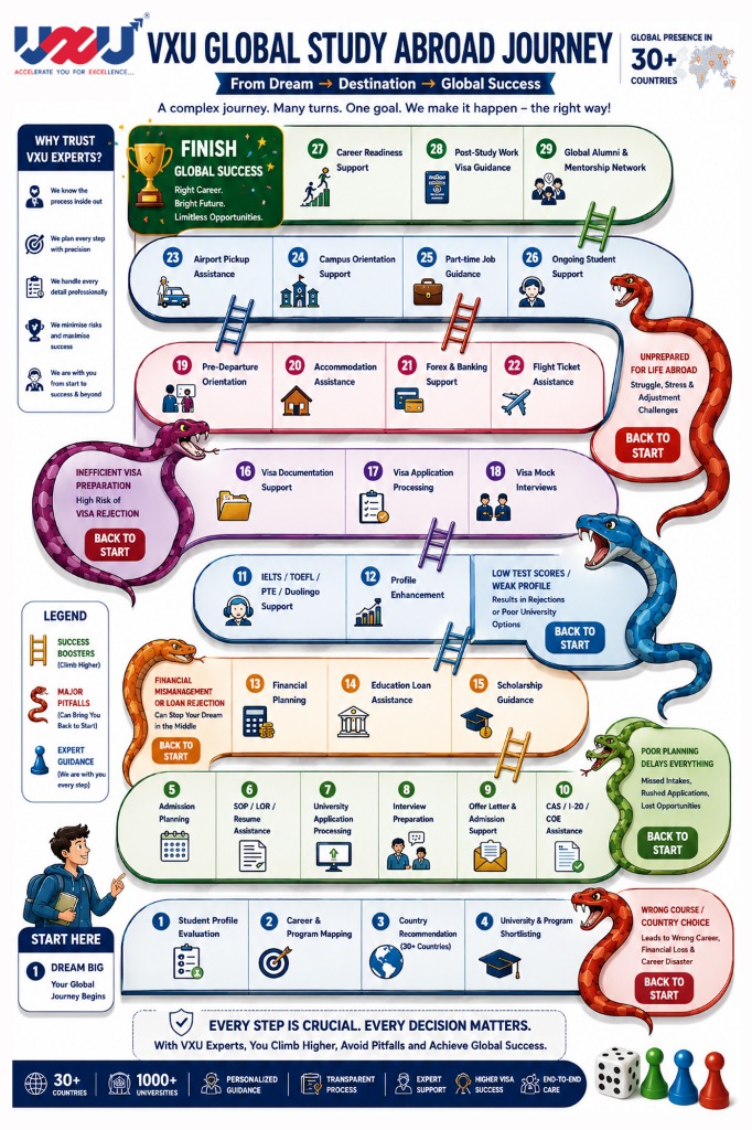 VXU Snake and Ladders Gameplan